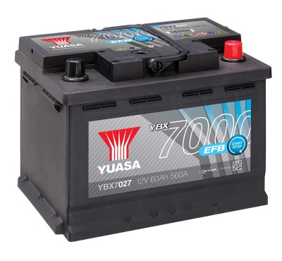 Yuasa YBX7027 12V Stop Start 027 Car Battery